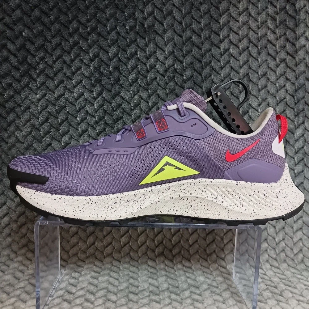 Nike Pegasus Trail 3 Canyon Purple Volt Women's Running Sneakers Shoes Size 10